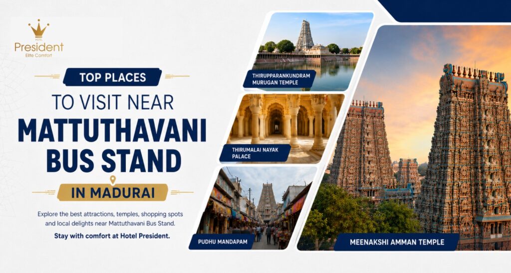 Top Places to Visit Near Mattuthavani Bus Stand in Madurai