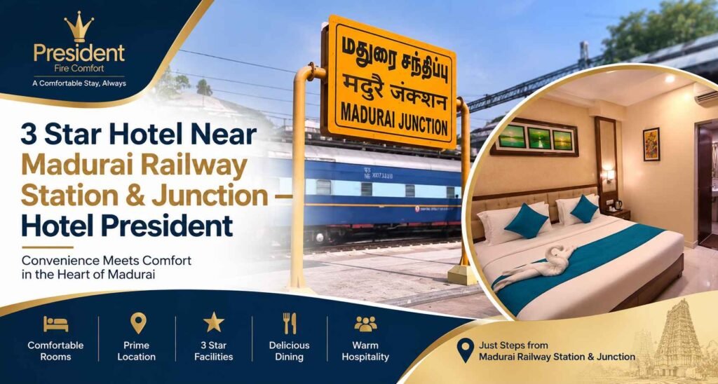 3 Star Hotel Near Madurai Railway Station & Junction — Hotel President